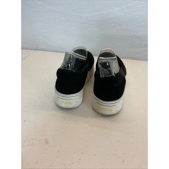 Vince Platform‎ Loafers Sneakers Shoes Womens Size 7US 37EU Black RET$250 - Picture 3 of 11